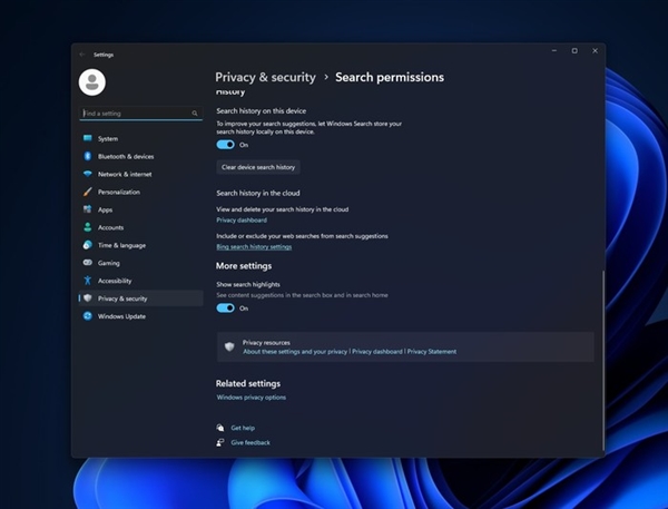 Win11全新搜索界面展示